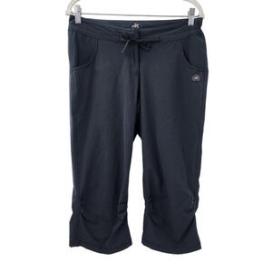 Alo Crop Athletic Pants Comfort Lounge Athleisure‎ Capri Black Size 8